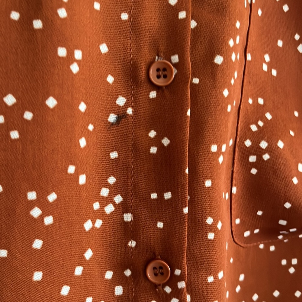12th Tribe X Salty Blonde Polka Dot Blouse - Picture 3 of 3